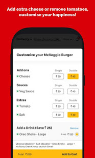 McDelivery- McDonaldu2019s India: Food Delivery App 10.59 APK screenshots 5