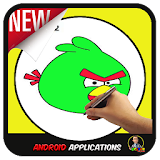 How to draw angry birds icon