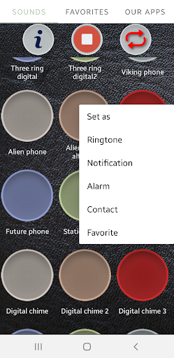Telephone Ringtones Screen 3