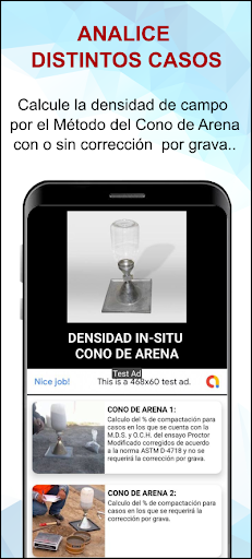 Android application Cono de Arena screenshort
