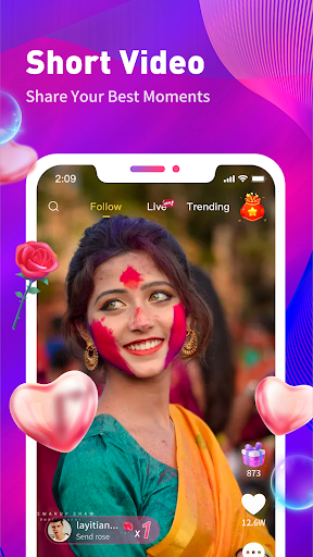 Android application Trendo-Live Video Community screenshort