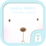 Lovely rabbit protector theme icon