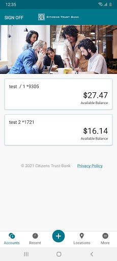 CTB Business Mobile Screen 2