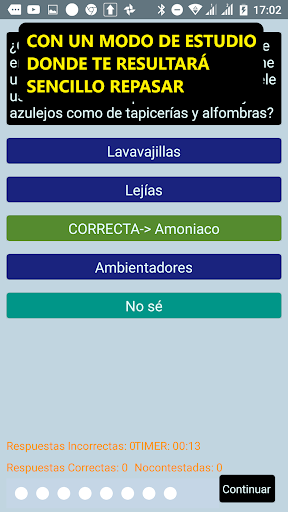 Android application Test Oposiciones Administrativ screenshort