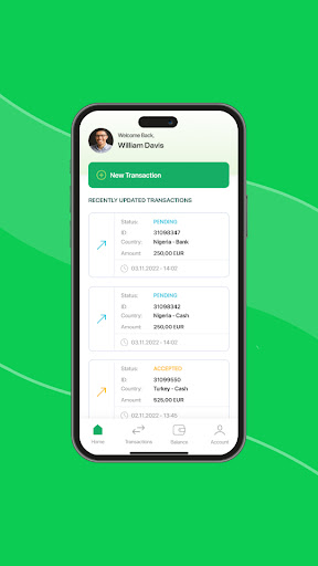 Android application Sendony screenshort