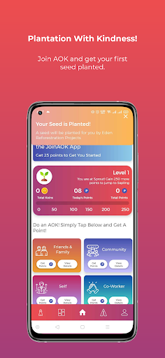 Android application JoinAOK screenshort