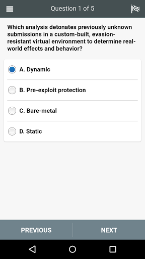 PCCET All-in-One Exam Screen 2