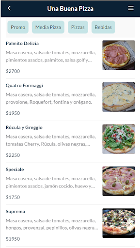 Una Buena Pizza Screen 3
