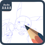 How Draw Pikachu icon
