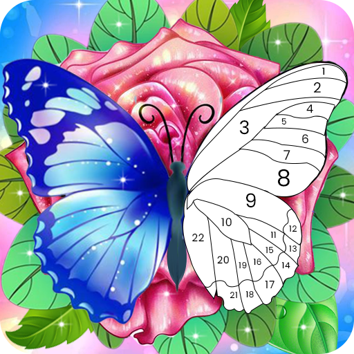 Paint By Number - Coloring logo