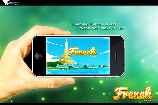 Learn French Bubble Bath Game Screen 2