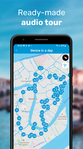 Venice Audio Guide Offline Map Screen 2
