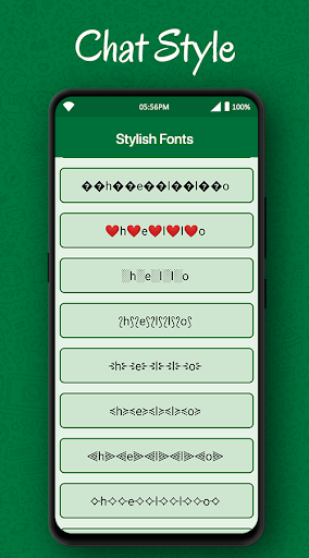 Chat Style for WhatsApp :Fonts Screen 3