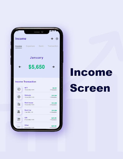 Budget Tracker | M & E Tracker Screen 2
