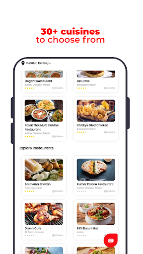 Chopze Food Delivery & Reviews Screen 2