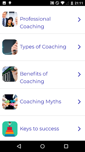 Android application Coaching Course screenshort