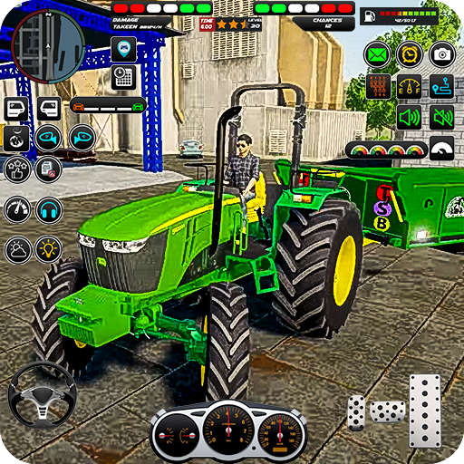 Farm Drive Tractor Games 2024 logo