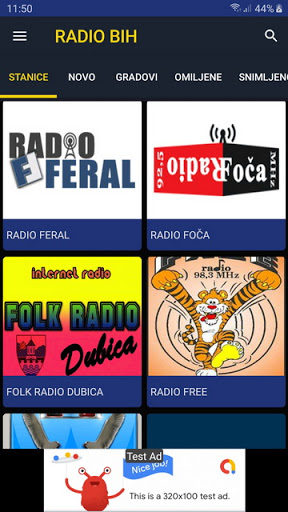 Aperçu de l'application