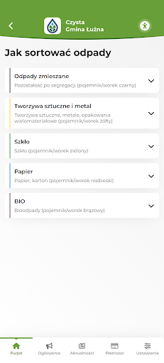 Czysta Gmina Łużna Screen 2