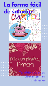 Captura de Pantalla 5 Feliz Cumpleaños - Imágenes de android
