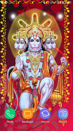 Android application Hanuman Live Wallpaper screenshort