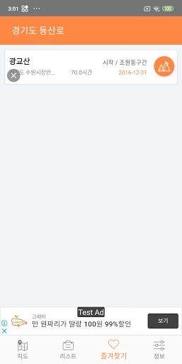 경기도 등산로 - 등산 등산로 등반로 분기점 정보