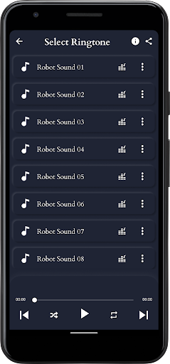 Robot Sounds Screen 3