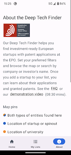 EPO Deep Tech Finder Screenshot 3 - AppWisp.com