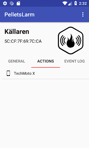 PelletsLarm Screen 3