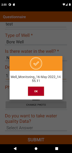 Groundwater Monitoring Tool Screen 2