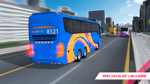 لعبه Highway Bus Racing - Bus Games apk مهكر3