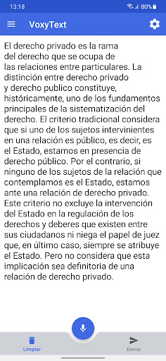 VoxyText: voz a texto Screen 2