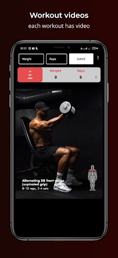 No Quit GYM training & tracker Screen 3