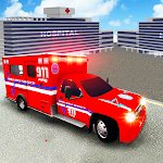 Cover Image of Herunterladen City Ambulance Driving & Rescue Mission Game 2021 1.4 APK