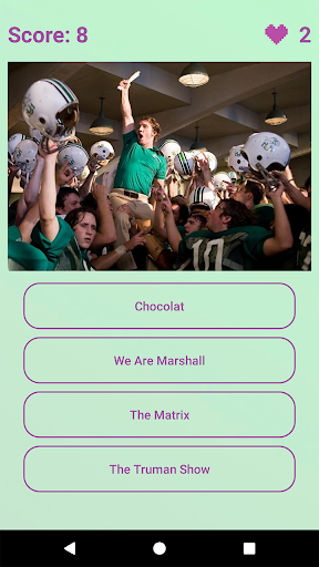 Android application Guess the Movie By Frame: Movi screenshort