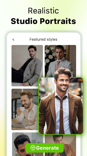 Screenshot of GenReal: AI Photo Generator