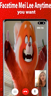 Turning Red video call Phone 5.1 APK screenshots 2