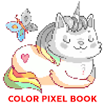 Cover Image of Tải xuống Unicorn Cat Coloring Book 🦄 Color By Number 1.1 APK