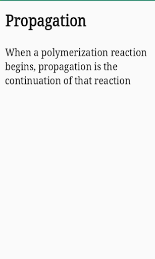Android application Chemistry Dictionary screenshort