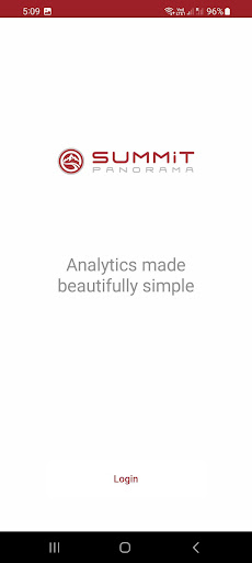Android application Summit Panorama Reporting screenshort