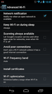 WiFi Tether Router Screenshot