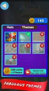 모자 색상 - 퍼즐 정렬