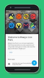 Meegis - Captura de tela do pacote de ícones