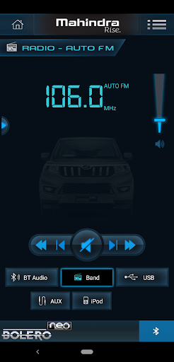 BLUESENSE APP - BOLERO NEO Screen 3