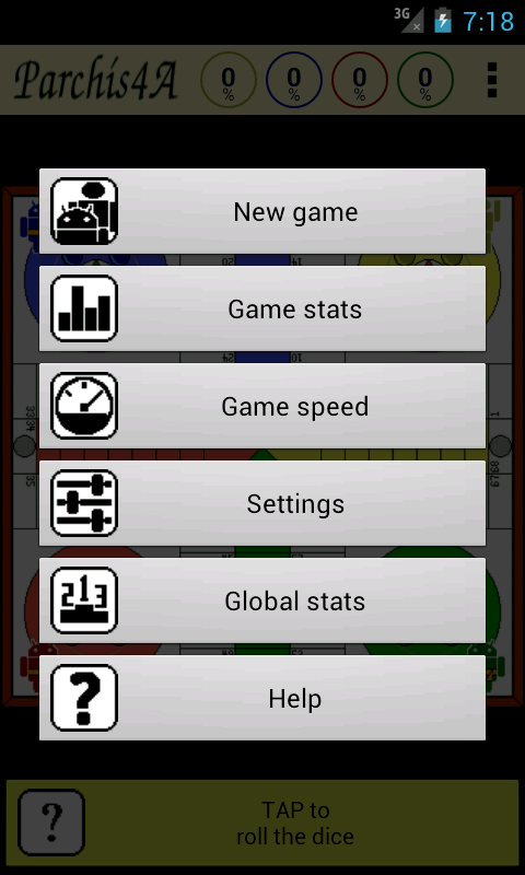 Android application Parchís4A screenshort