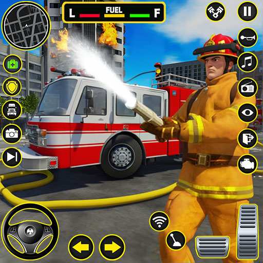 消防車 消防士の救助