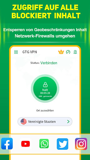 GTG VPN Fast Free Proxy screenshot 2