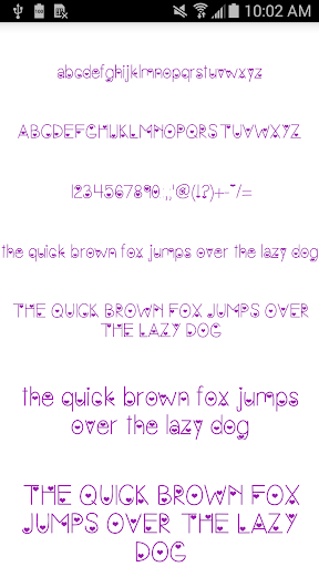Color Fonts Message Maker Screen 3