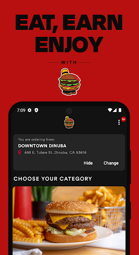 Android application Wimpy's Hamburgers screenshort