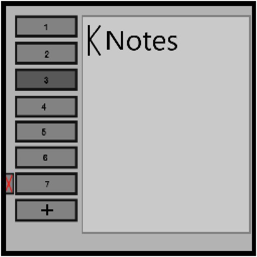 K Notes logo